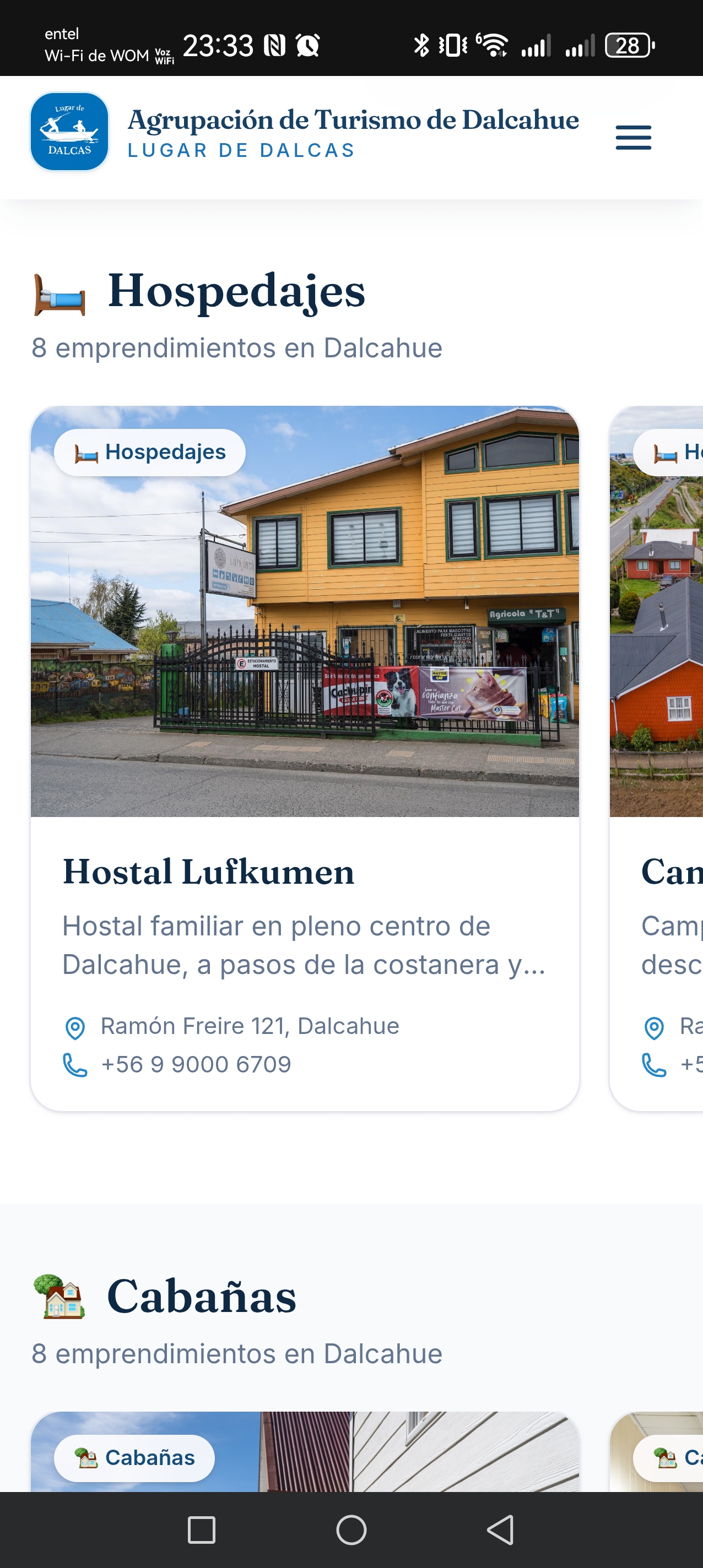 Hospedajes — Hostal Lufkumen