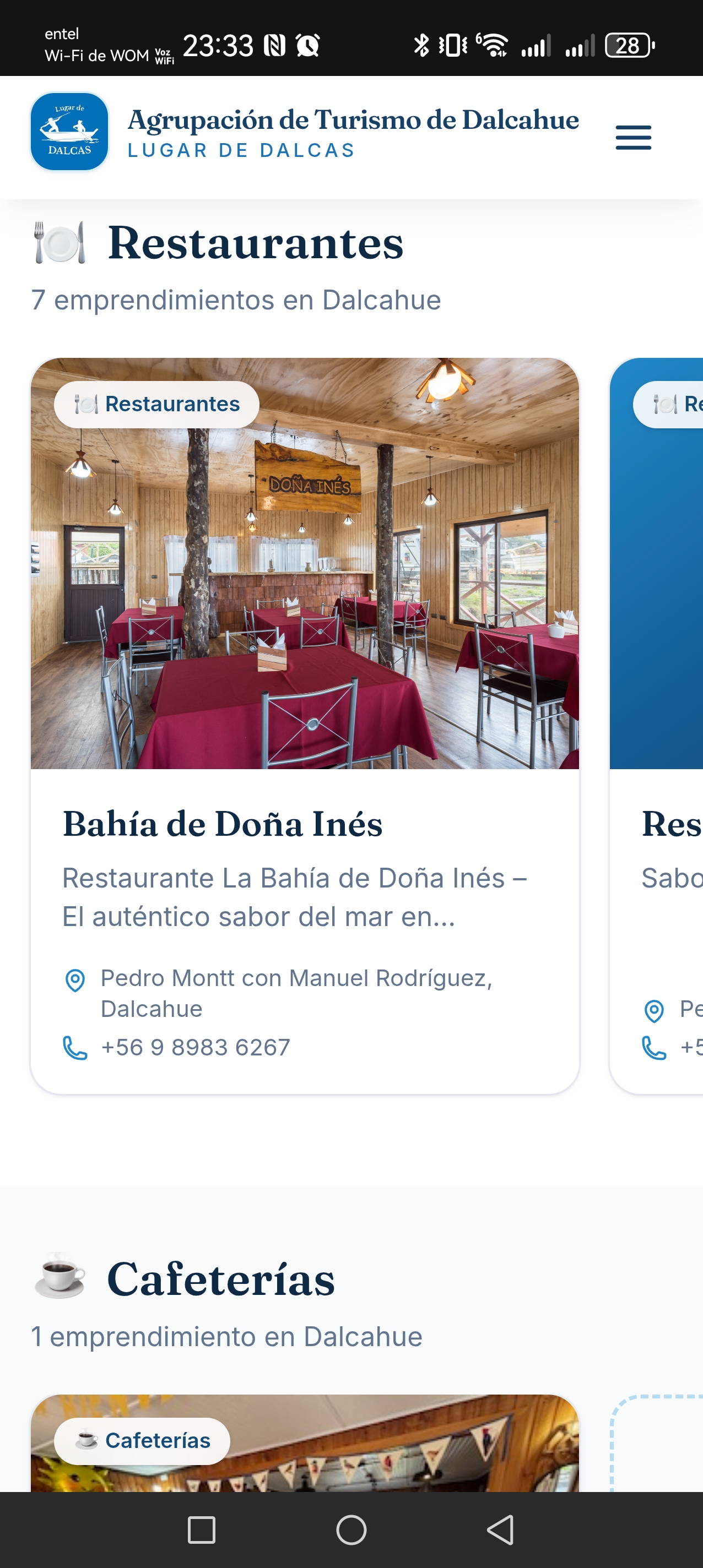 Restaurantes y Cafeterías
